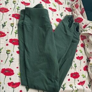 Pact Dark Green Leggings